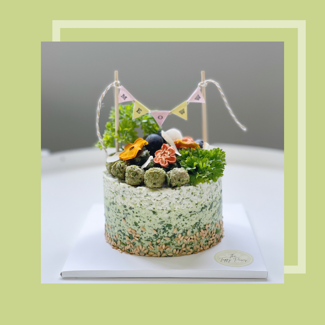 4-inch Woodland Moss Cake